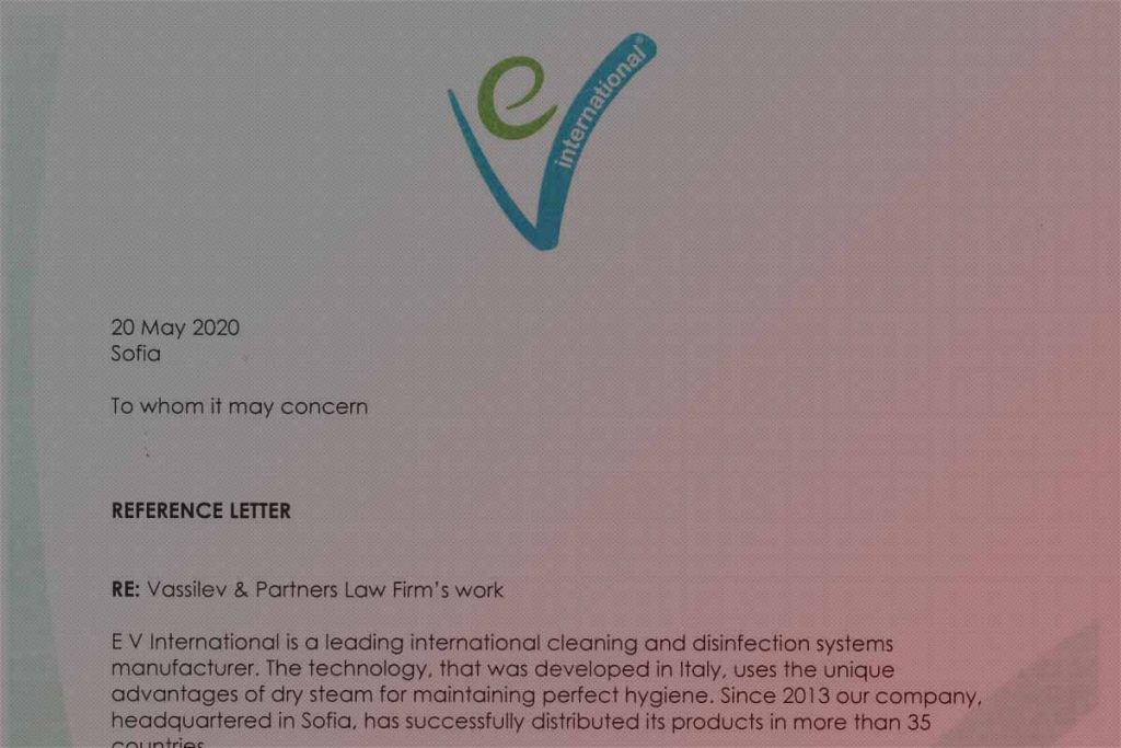 E V International Ltd.